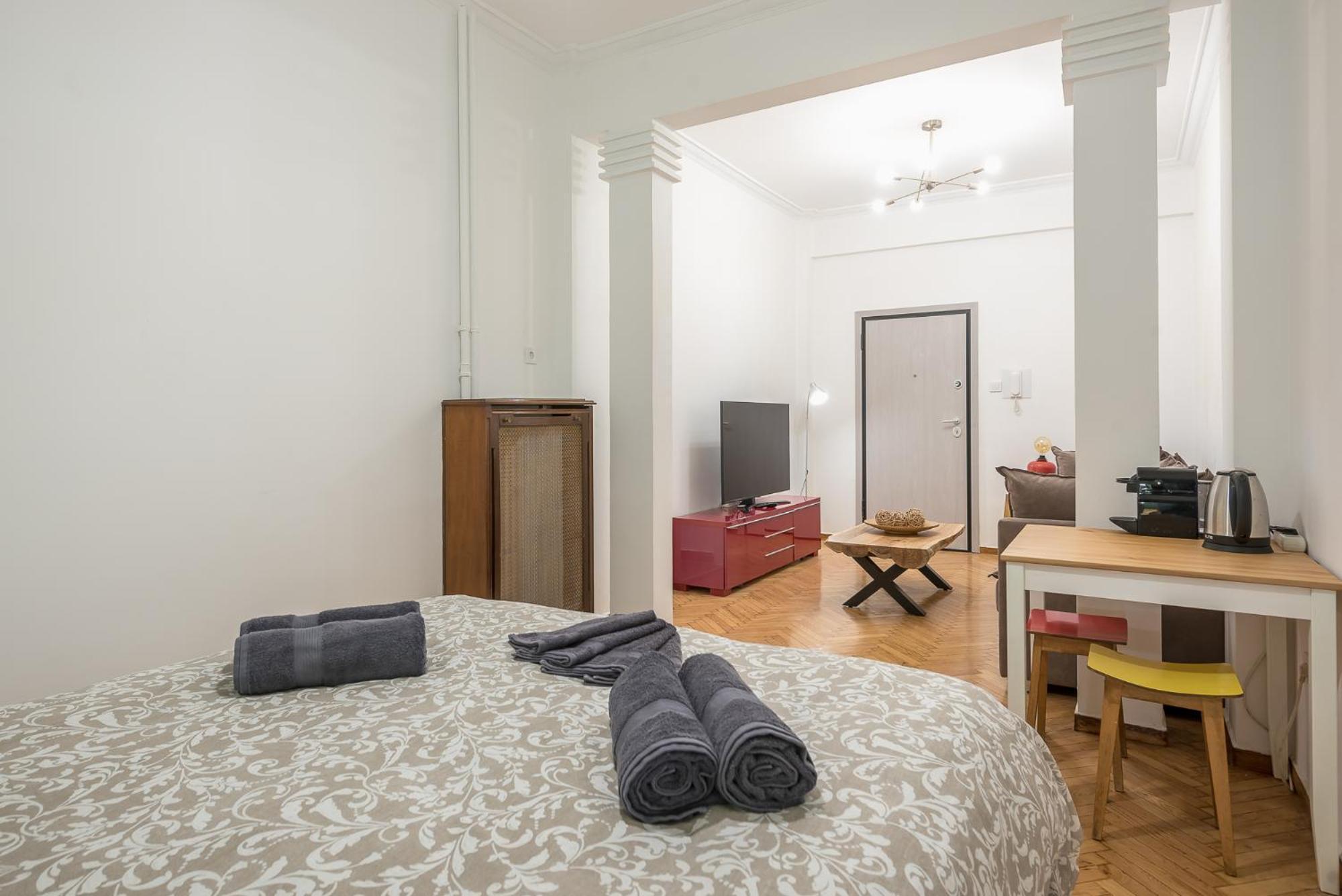 Stylish Luxury Apartment At Ampelokipi Metro Station Афіни Екстер'єр фото